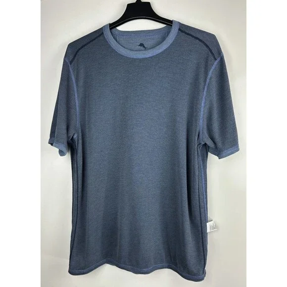 2 Tommy Bahama Flip Sky IslandZone T-Shirts Reversible Tee Blue Men's Size XL - Picture 15 of 16